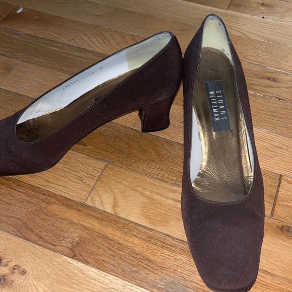 STUART WEITZMAN brown heels - Picture 3 of 4